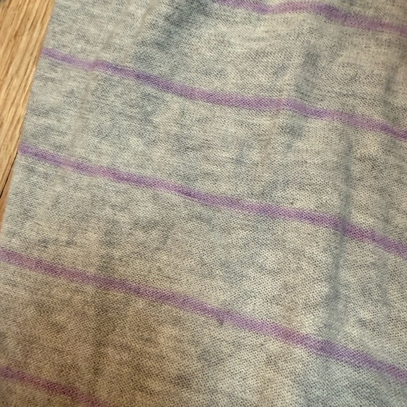 Lou & Grey Striped Top Gray and Purple - Picture 3 of 3